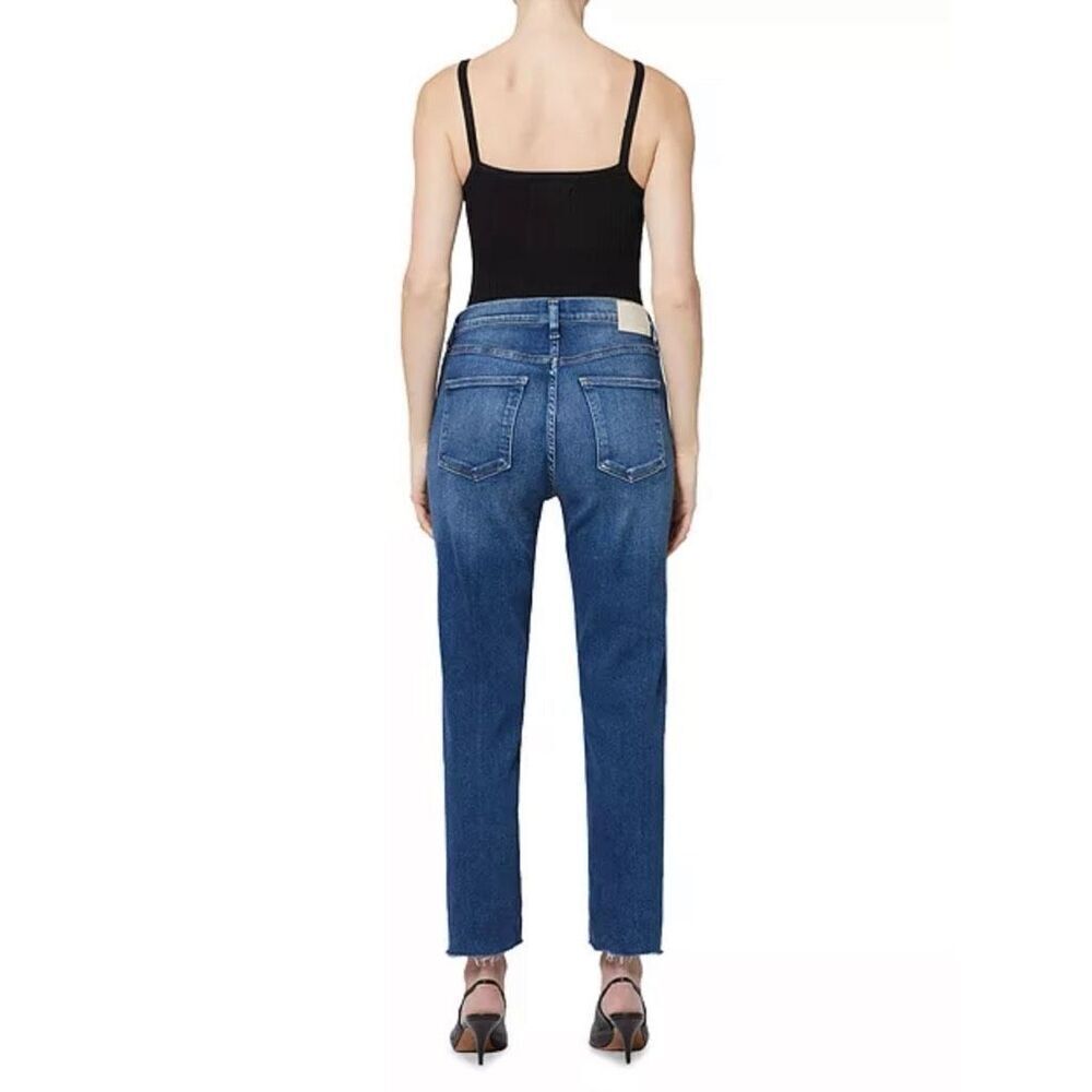 Citizens Of Humanity Palma Straight Raw Hem Jean in Ambry - Picture 2 of 10